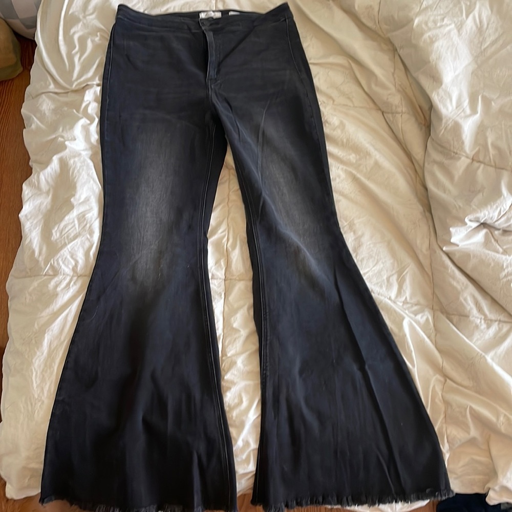 black lane crow super flare jeans size 30